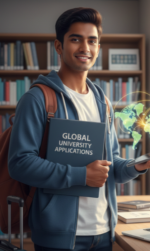 Student planing abroud studies